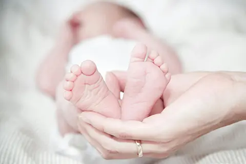 photo of a babies feet